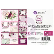 Prima - Pretty Mosaic 4x6 Journaling Notecards 45/pk Journal Notes Planner