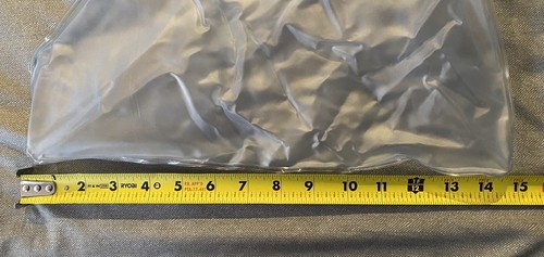 Coprigambe in ghisa - impermeabile borsa in ghisa protezione benda per doccia usato in ottime condizioni - Foto 8 di 9