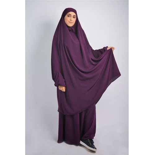 Ramadan Muslim Caftan Women Abaya Overhead Khimar Hijab Long Skirt Burqa Niqab - Picture 5 of 75