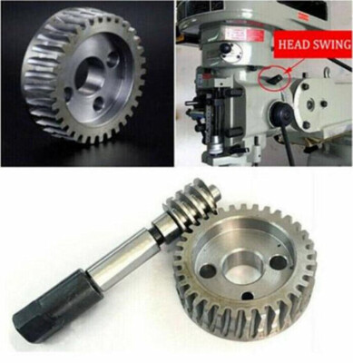 CNC Milling Machine Parts Adjustable Worm +Turbine Gear for Bridgeport Mill Tool