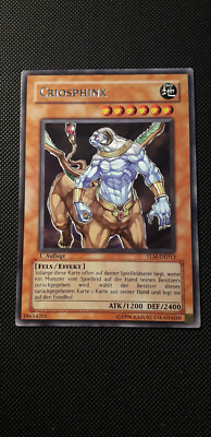 Yu-Gi-Oh! Criosphinx, TLM-DE013, Rare, 1. Auflage, Deutsch, Near Mint