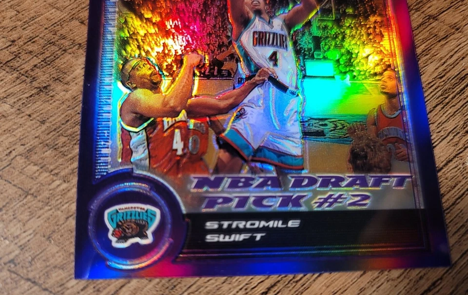 2000-01 Topps Chrome Refractor #ed 15 /199 Stromile Swift #152 Rookie RC Rare SP - Image 2 of 4
