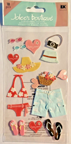 Jolee's Boutique (WEDDING HONEYMOON) Dimensional Scrapbooking Stickers ...
