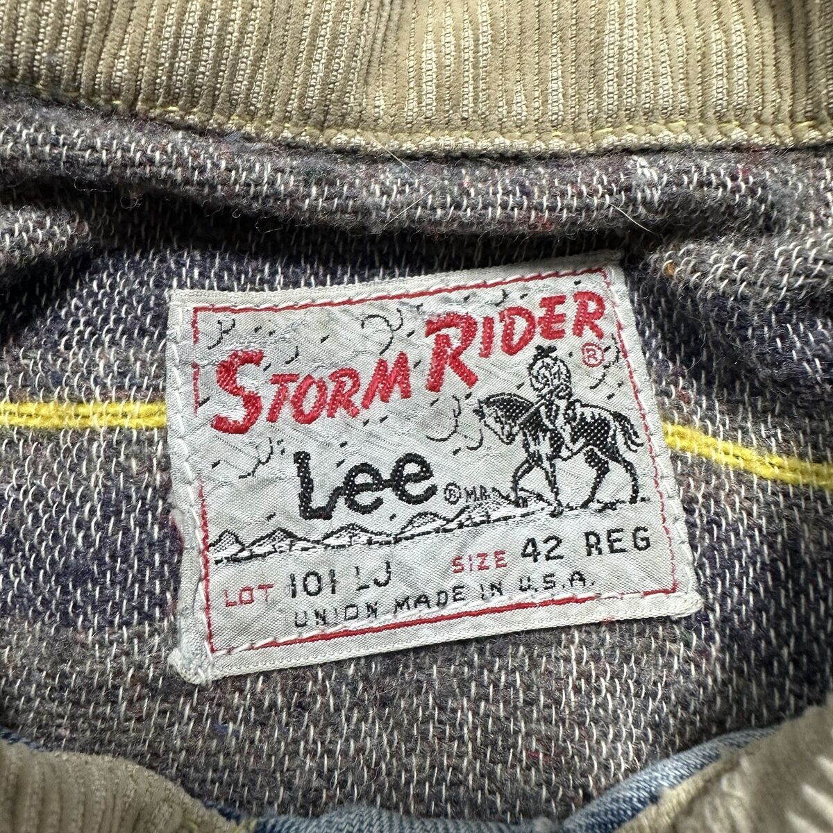Vintage 1960s Lee Storm Rider Jacket 101LJ 60s Blanket Lined Vintage 1960s Lee Storm Rider Jacket 101LJ 60s Blanket Lined
