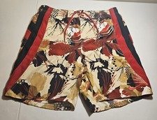 Nike Men s Swimsuit Trunks Shorts Floral Mesh Lined Sz L