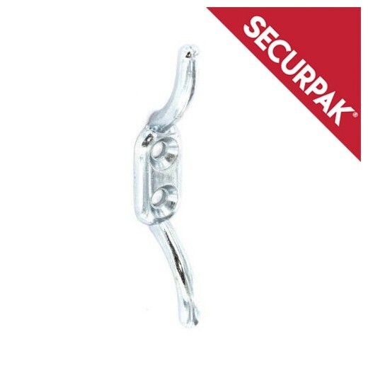 Securpak Cleat Hook 90mm Zinc Plated - New