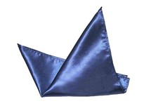 Eksel Pocket Square Blue Men's 10" X 10"