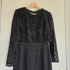 Vintage Kay Unger Little Black Dress Size 6 Black  LBD