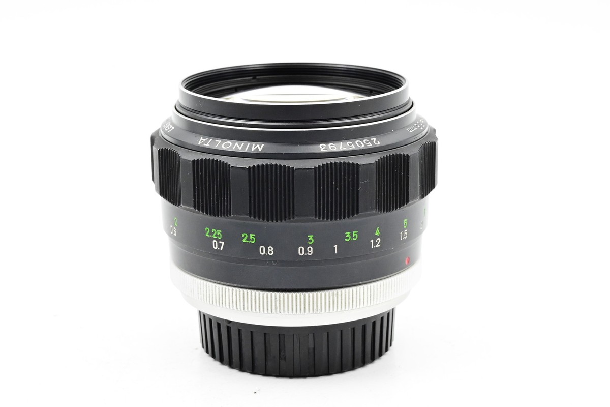レンズ(単焦点) MINOLTA ROKKOR PG 58mm f1.2 Minolta MC 58mm f1.2 Rokkor PG Lens #793 | eBay