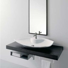 Scarabeo Lay-on washbasin Kong 70R 8052/R Sanitary Wares Bathroom Modern desi...
