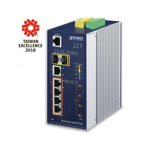 PLANET IGS-5225-4UP1T2S switch di rete Gestito L2+ Gigabit Ethernet (10/100/1000