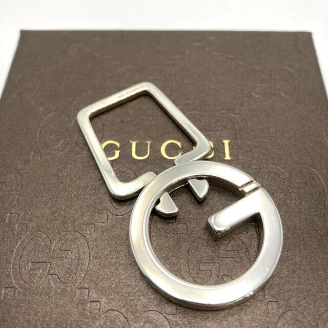 Gucci Silver G Keychain