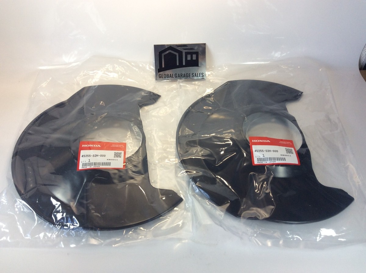 HONDA OEM 45255-S2H-000 (x2) DC2 Type-R Front Brake Splash Guard