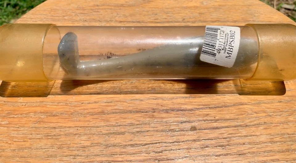 Nichols MBP Swimbait VERTIDO A MANO ORIGINAL Bad Boy Verde 6.5 PAQUETE AGRIETADO Foto 3 de 4