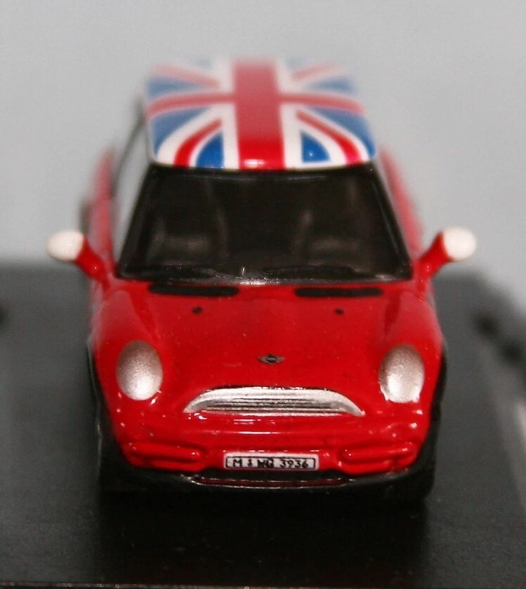 AUTOMAXX ESCALA 1:76 SIMILAR A OXFORD DIECAST TY3613 MINI COCHE COOPER EN ROJO Foto 3 de 4