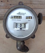 Vintage Stewart Magnetic Type Speedometer H Original 1917 1918 Model T Ford