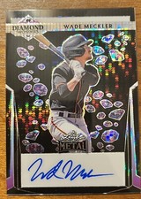 2023 Leaf Metal Baseball Wade Meckler Diamond Wonders Auto Purple DW-WM1 2/2