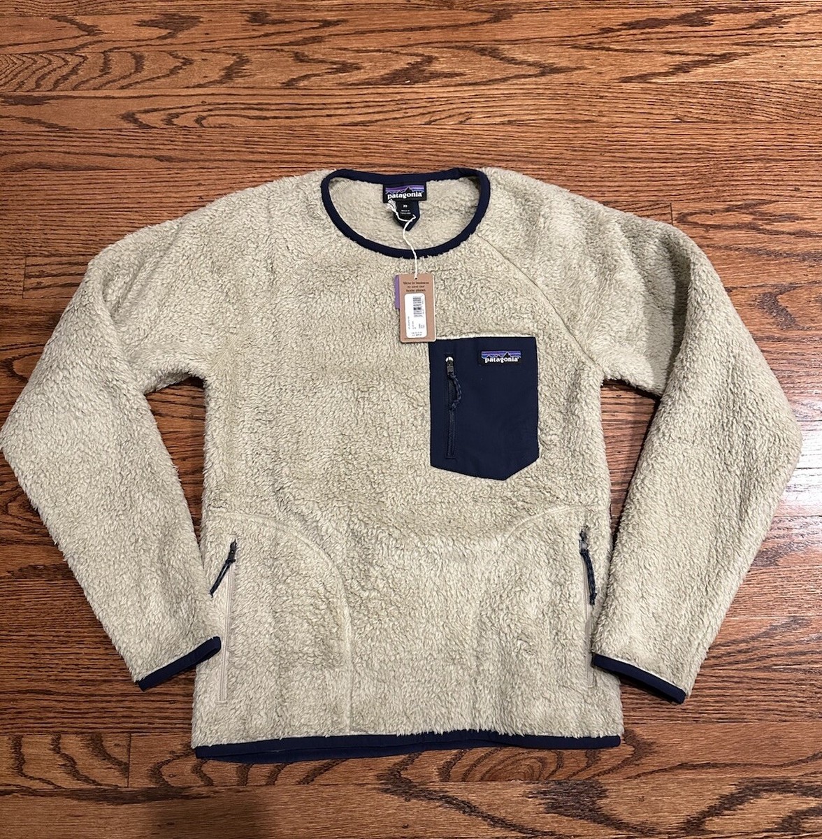 Patagonia Men's Los Gatos Fleece Crew Neck Pullover Sweater Tan