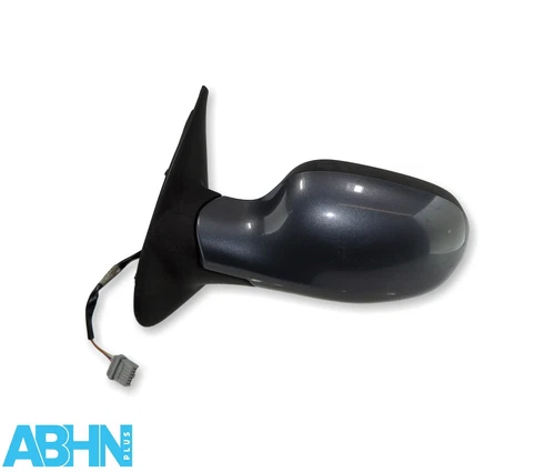 Nissan Micra K12 Mk3 (2002- 2008) Left Side Electric Door Mirror Metallic Grey