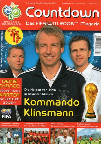 2005 World Cup Finals 2006 Countdown Football Magazine