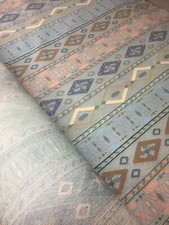 125 Polsterstoff Velours bunt gemustert  Polsterer Möbelstoff  