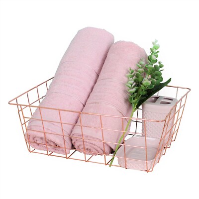 Metall Aufbewahrungskorb Rosegold Draht Schale Obst Brot Schale Tisch Home D?coration