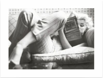 Marilyn Monroe - Reading Kunstdruck Poster Plakat Bild  NEU