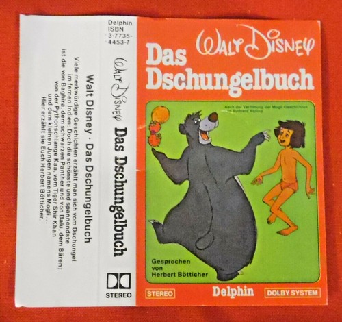 MC : Walt Disney , Das Dschungelbuch , Delphin 3-7735-4453-7 , 1979 , geschraubt - Bild 5 von 6