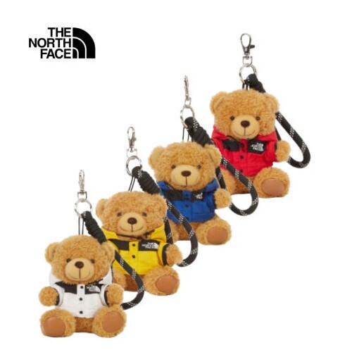 NEW The North Face Mountain Bear Keyring NA5AR05A 4Color No