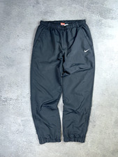 Nike Vintage Track Pants Parashute Grey Windbreake Joggers Men's M Size