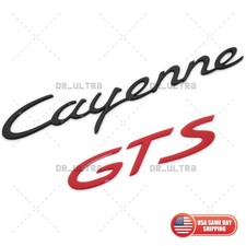 Gloss Blackred For Cayenne Gts Letters Rear Badge Emblem Deck Lid Nameplate 958 Gloss Blackred For Cayenne Gts Letters Rear Badge Emblem Deck Lid Nameplate 958