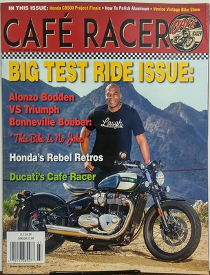 Cafe Racer June July 2017 Big Test Ride Issue Triumph Honda FREE SHIPPING sb