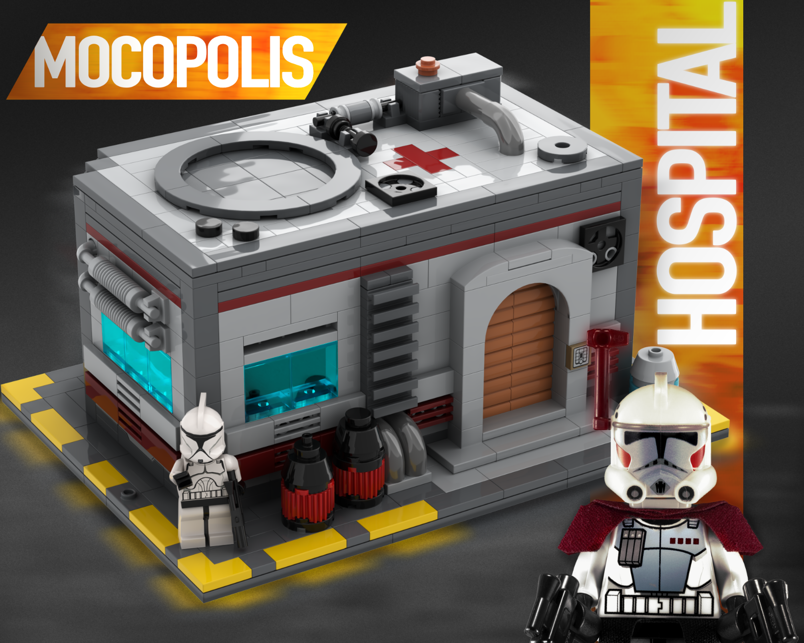 LEGO MOC Star Wars Clone Base Hospital 