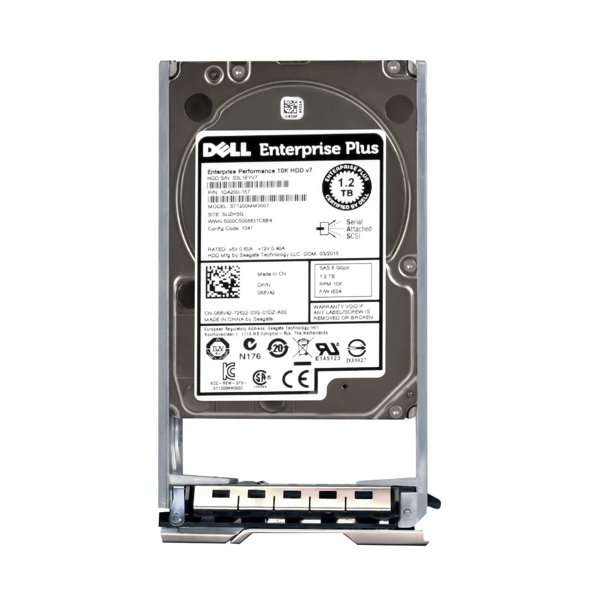 1.2TB 10K SFF SAS 6G HDD EQL ST1200MM0007 per DELL 1.2TB 10K SFF SAS 6G HDD EQL ST1200MM0007 per DELL