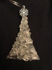 CHRISTMAS ORNAMENT GLASS ART "FIRST CHRISTMAS TOGETHER 2018" FREE SHIPPING