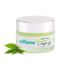 mCaffeine VitaminC Night Gel Cream for Glowing Skin with Green Tea AloeVera 50ml