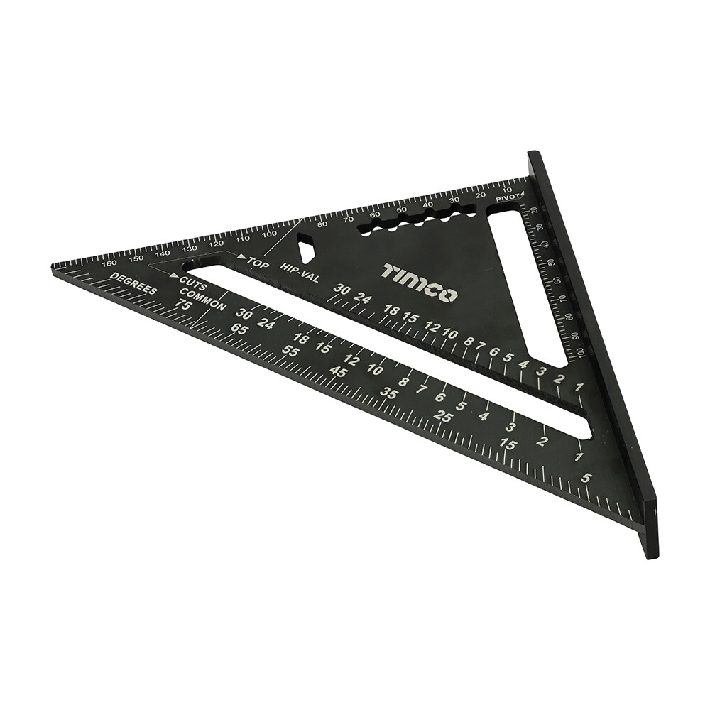 Timco Rafter Square 3in1 Tri Try Combination Protractor Measuring Framing 170mm