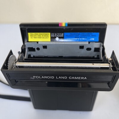 Polaroid One Step Plus Rainbow Land Camera with Q-Light Flash SX