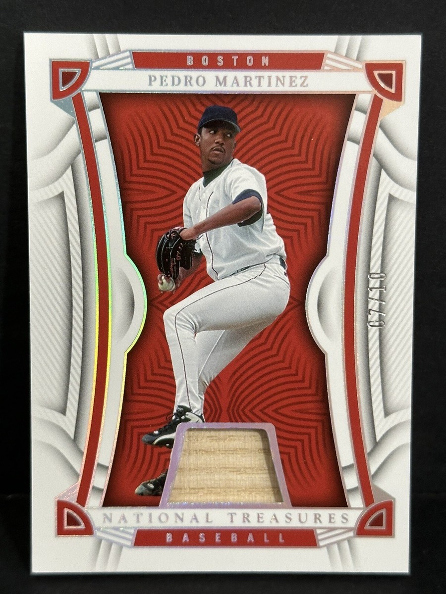 2023 Panini National Treasures Red Sox Pedro Martinez Bat Relic