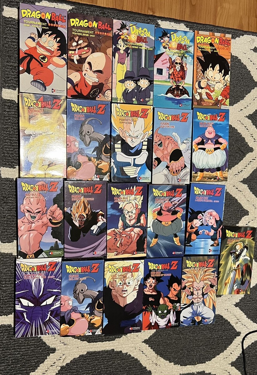 Lot Of Dragon Ball Z Uncut VHS Tapes, 47 OFF