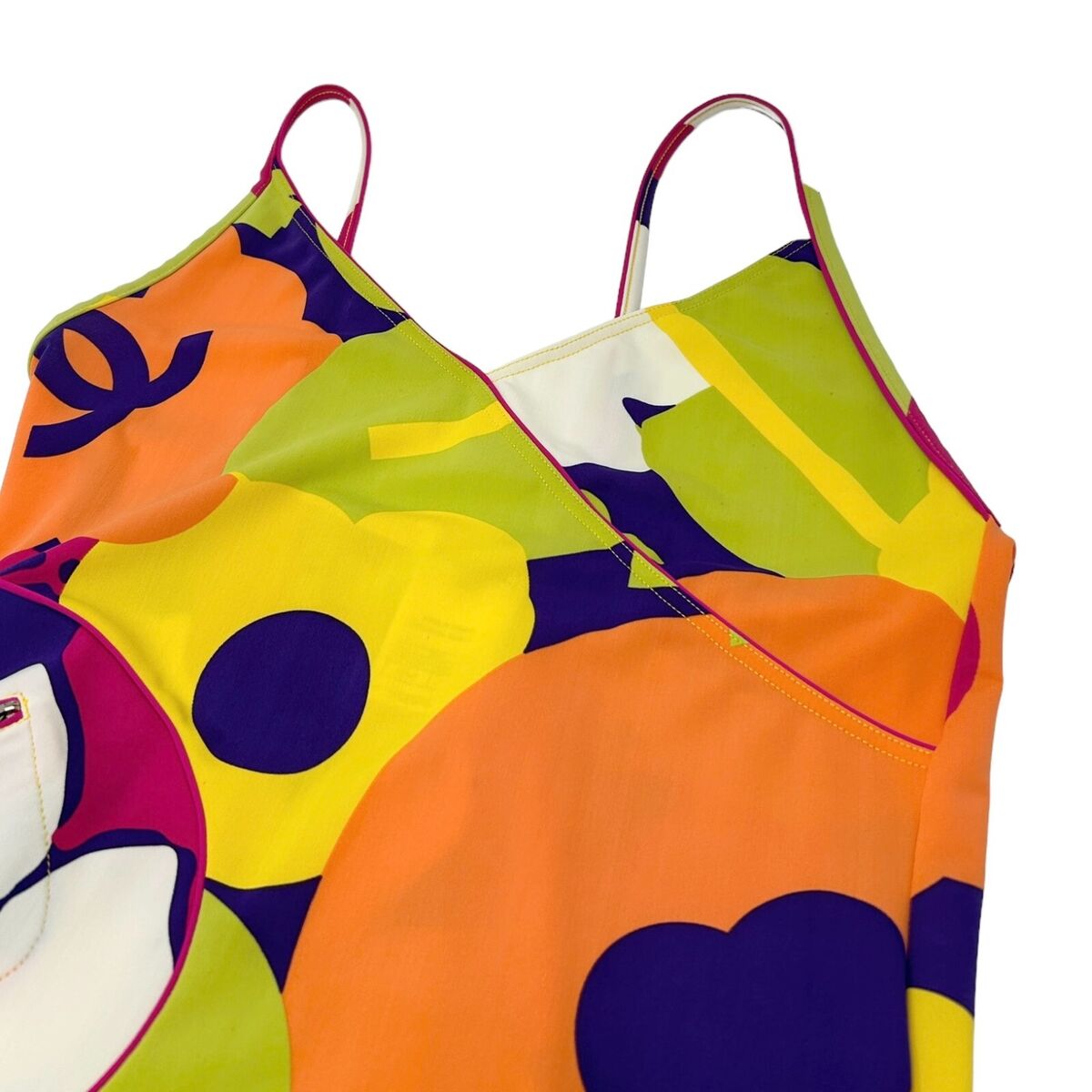 CHANEL Vintage 00T CC Mark Logo One-piece #38 Dress CHANEL Vintage 00T CC Mark Logo One-piece #38 Dress