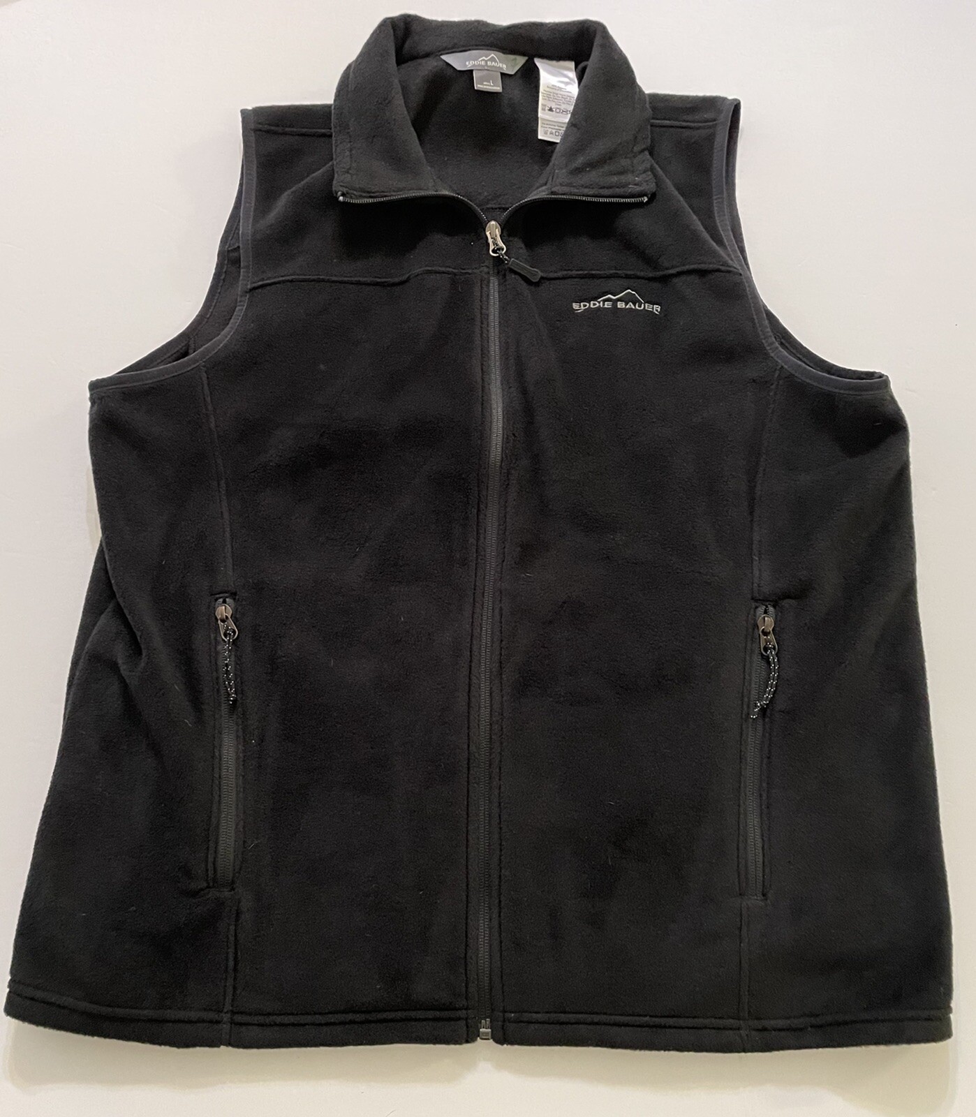 Eddie Bauer Mens Fleece Vest Sz Large 