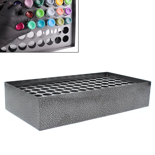78-Holes Tattoo Ink Rack Wall Mounted Ink Bottle Display Holder Stand Organizer image 4