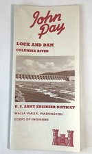 John Day Lock And Dam Brochure 1972 Columbia River U. S. Army Engineers District