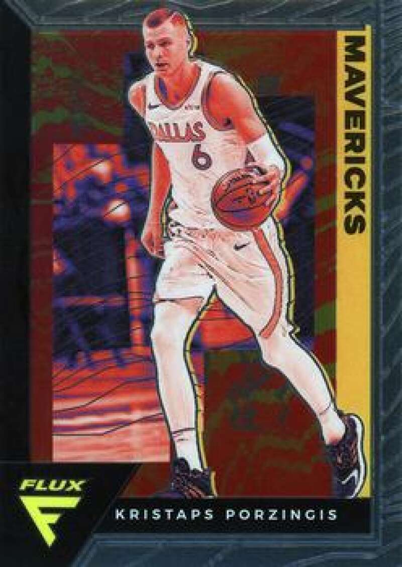 Kristaps Porzingis 2020-21 Panini Flux Fanatics Cracked Ice #38 NBA Mav ID:47113