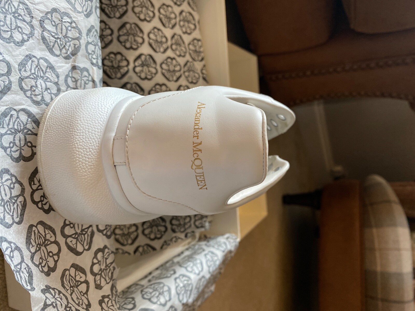 alexander mcqueen trainers pristine bone white - image 7