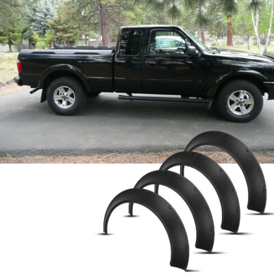 #ad 4.5quot; Fender Flares Mudguard Wheel Arches Extra Wide For Ford Ranger 1950 2000 $99.07