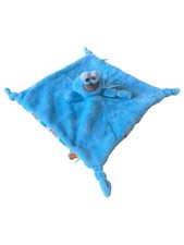Sesame Street Baby Cookie Monster Security Blanket Lovey Soft Blue 14x14