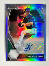 Jackson Jobe AUTO~RC Prizm Holo Silver 2021 Panini Rookie Autograph Signature SP