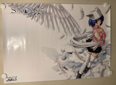 SNOW Studio Mebius B2 Poster Anime Visual Novel Sumino Yukiduki Rare Japan